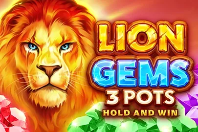 Lion Gems 3 Pots: Hold and Win